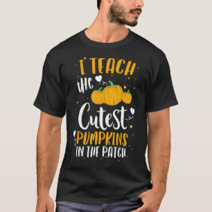 Camiseta Ensino Os Pumpkins Mais Bonitos No Professor De Pa