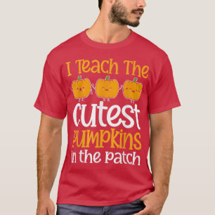 Camiseta Ensino Os Pumpkins Mais Bonitos No Professor De Pa