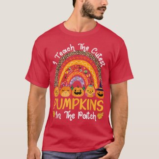 Camiseta Ensino Os Pumpkins Mais Bonitos No Professor De Pa