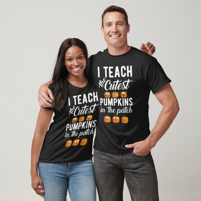 Camiseta Ensino os Pumpkins mais fofos no Patch (Unissex)