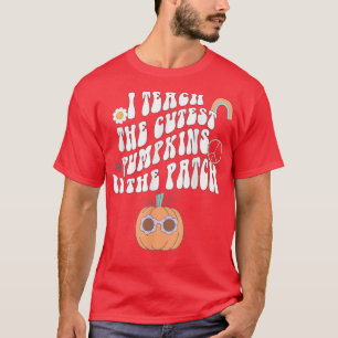 Camiseta Ensino os Pumpkins mais fofos no Patch para Ensino