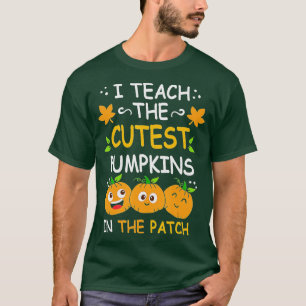 Camiseta Ensino os Pumpkins mais fofos no Patch, Professor