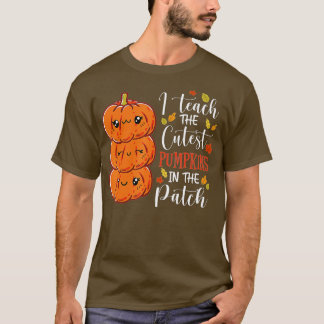 Camiseta Ensino os Pumpkins mais fofos no Patch, Professor