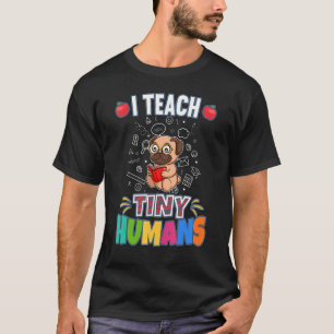 Camiseta Ensino Pequeno Humano Professor Primário Cla