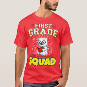 Camiseta Ensino primário engraçado no Quadrado de 1º grau