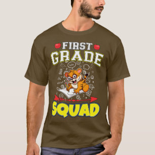 Camiseta Ensino primário engraçado no Quadrado de 1º grau
