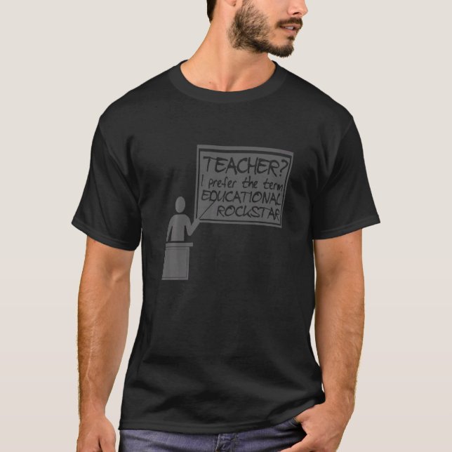 Camiseta Ensino Professora Eu Prefere O Termo Educação (Frente)
