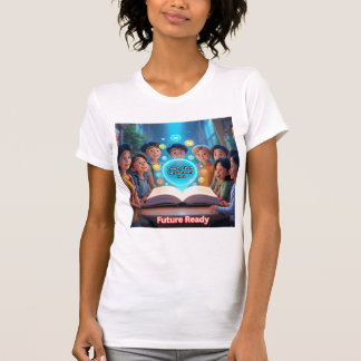 Camiseta Ensino pronto para o futuro e, em seguida, Hub de 