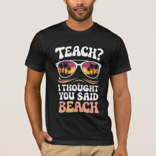 Camiseta Ensino Que Pensei Que Dissesse O Professor De Prai