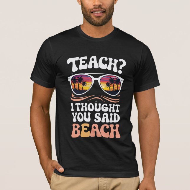 Camiseta Ensino Que Pensei Que Dissesse O Professor De Prai (Frente)