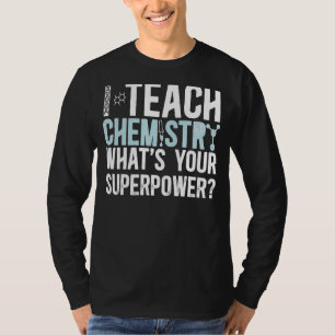 Camiseta Ensino Químico Professor de Química Ensino 1