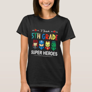 Camiseta Ensino Super-Heróis Da 5 Ck A Professora Da Escola