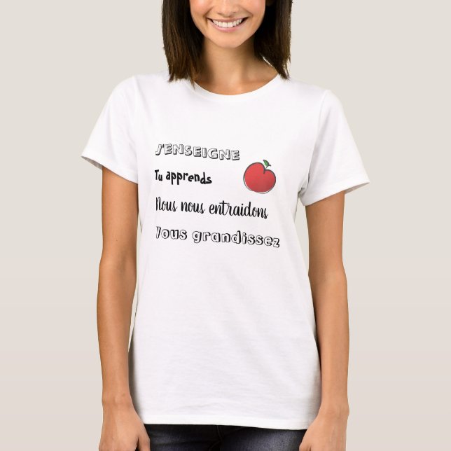 Camiseta Ensino, você… (Frente)
