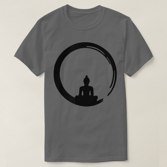 Camiseta Enso, Zen, Círculo, Símbolo Budismo Meditati (Frente do Design)