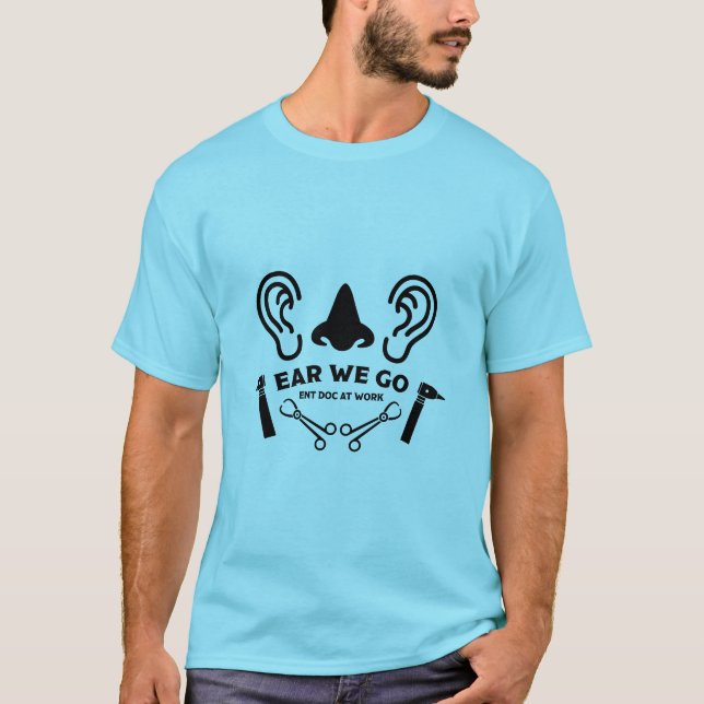 Camiseta ENT Otolaringology Otorhinolaringologista (Frente)