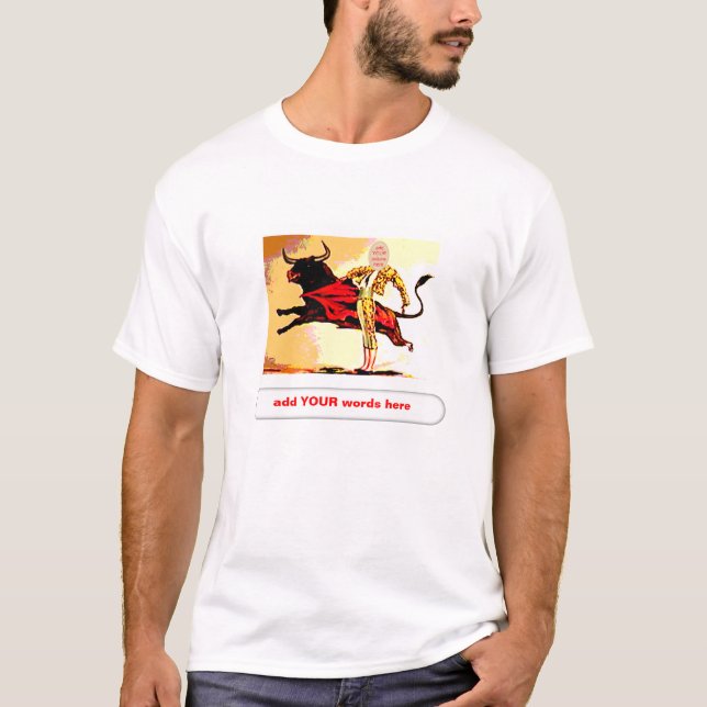 Camiseta Entalhe do carnaval do Bullfighter (Frente)