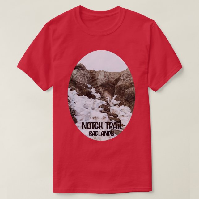 Camiseta Entalhe Trail Badlands (Frente do Design)