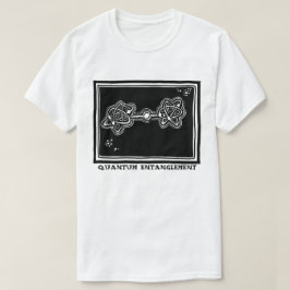 Camiseta Entangimento Quântico tep por ScienceFrontiers