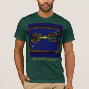 Camiseta Entangimento Quântico tep por ScienceFrontiers