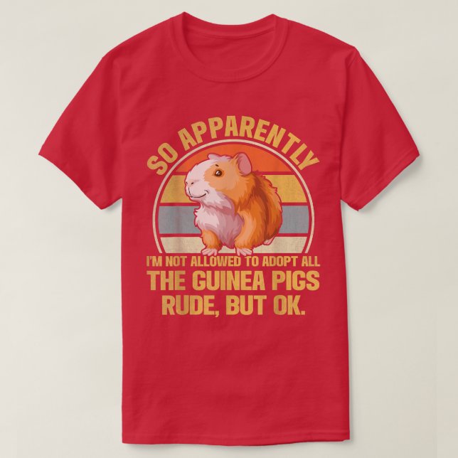 Camiseta Então, Aparentemente, Não Posso Adotar Todos Os Gu (Frente do Design)