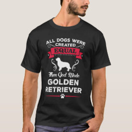 Camiseta Então Deus Fez Ouro Retriever T Shirt