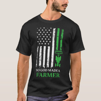 Camiseta Então Deus Fez Um Agricultor, Fazendo Um Agriculto