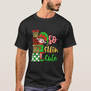 Camiseta Então Elfin Cute Chistmas Ferimenta Tema De Descór