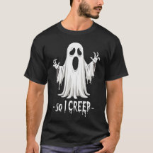Então Eu Choro Halloween Boo Ghost Engraçado Creep