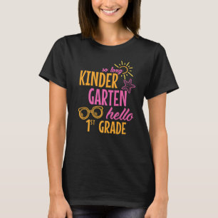Camiseta Então, Jardim de Infância Longo Alô, Professora Da