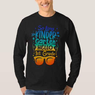 Camiseta Então, Jardim De Infância Longo Olhe Para A Série