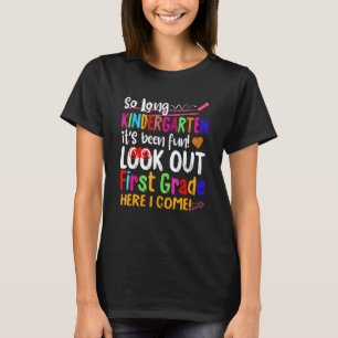 Camiseta Então, Jardim De Infância Longo Olhe Para A Série