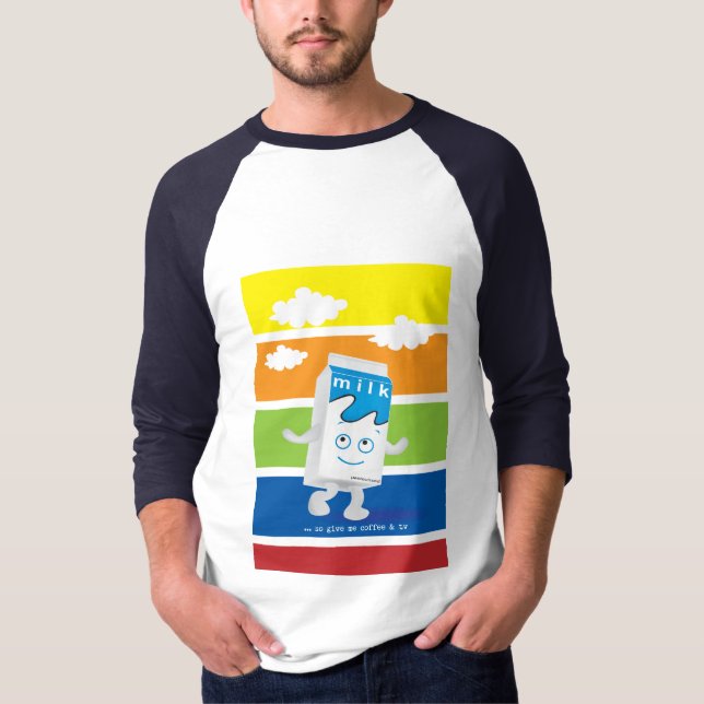 Camiseta Então me dê café e TV (Frente)