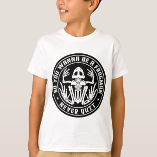 Camiseta Então Você Quer Ser Um Patch De "Nunca Sair" De 