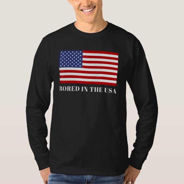 Camiseta Entediado Nos Estados Unidos (Frente)