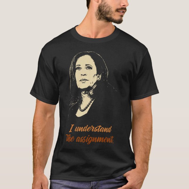 Camiseta Entenda A Ignment - Kamala Harris 2024 Electi (Frente)
