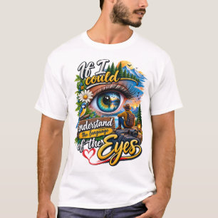 Camiseta Entenda a Linguagem dos Olhos