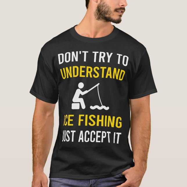 Camiseta Entenda a Pesca no Gelo (Frente)