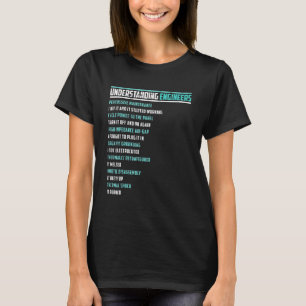 Camiseta Entendendo a diversão mecânica em engenharia sarcá