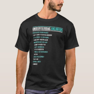 Camiseta Entendendo a diversão mecânica em engenharia sarcá