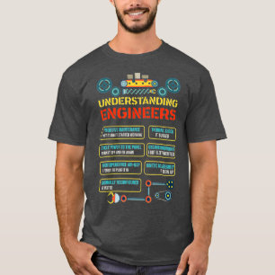 Camiseta Entendendo a engenharia engraçada de Engenheiros