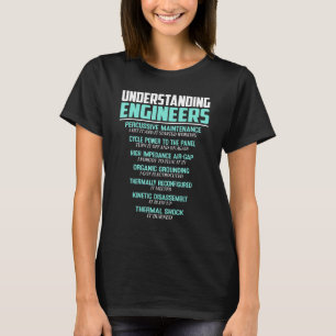 Camiseta Entendendo Engenheiros - Eng Mecânico Sarcástico