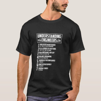 Camiseta Entendendo Engenheiros Engraçado Engenheiro Sarcás