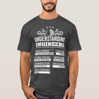 Camiseta Entendendo Engenheiros Funny Mechaneri