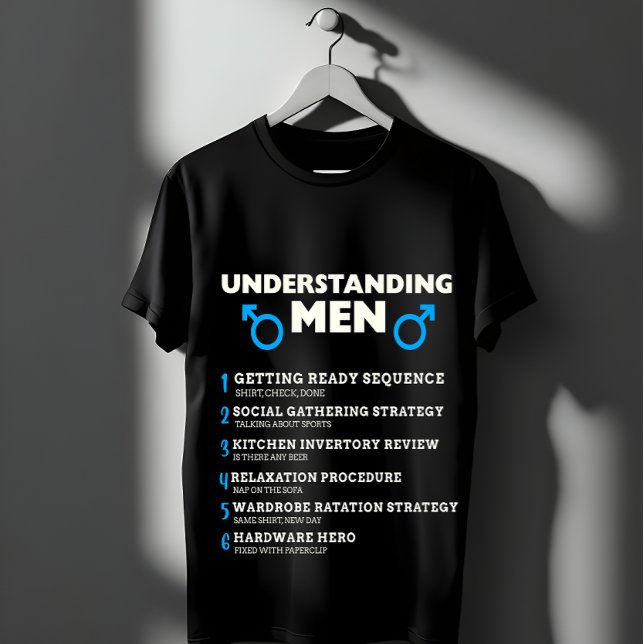 Camiseta Entendendo Homens (Criador carregado)