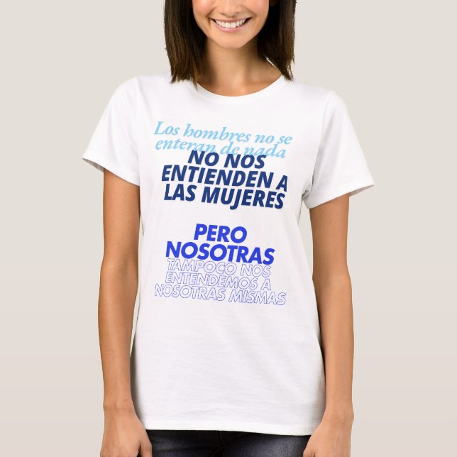Camiseta Entendiendo el Misterio Femenino (Frente)