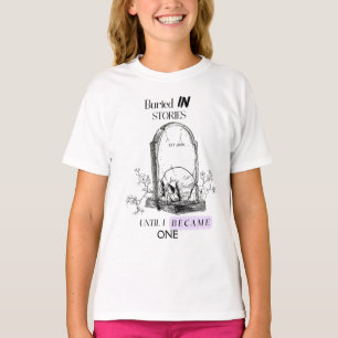 Camiseta Enterrado em Histórias Arte Dark Academia