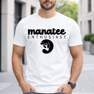 Camiseta Enthusiasta de peixe-boi, Amante de peixe-boi Pres