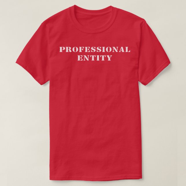 Camiseta Entidade profissional (Frente do Design)