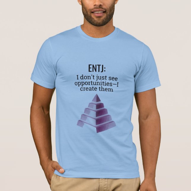 Camiseta ENTJ: Criando oportunidades (Frente)