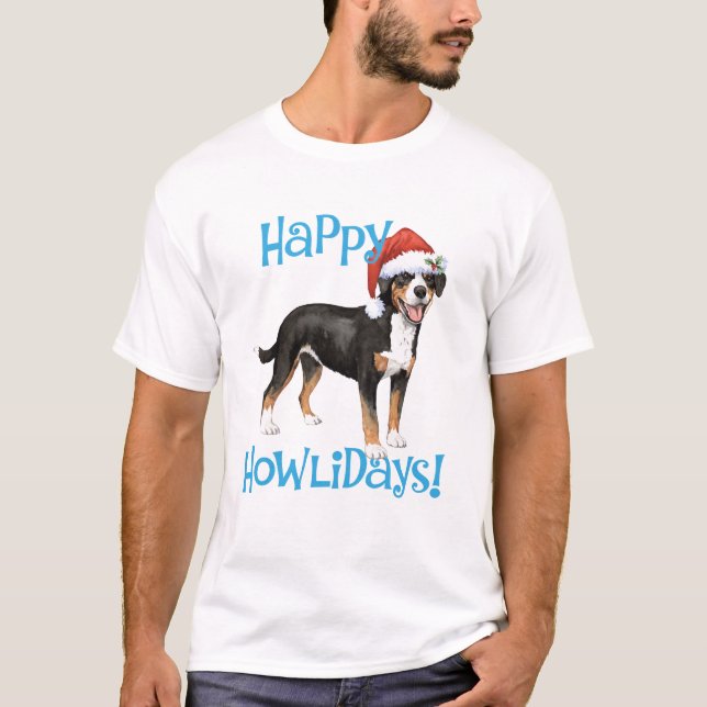 Camiseta Entlebucher Natal (Frente)